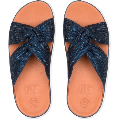 Sandals FitFlop Twiss Crystal Slide Midnight Navy Etrias Brands